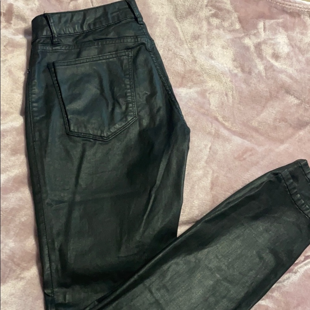 Black coated stretchy like adorable jeans!